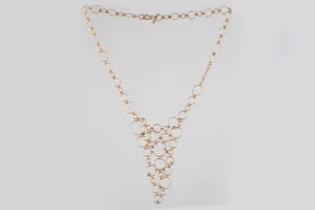 17.5'' Roberto Coin 18k Rose Gold 0.18tcw Diamond Necklace (20.70g.)