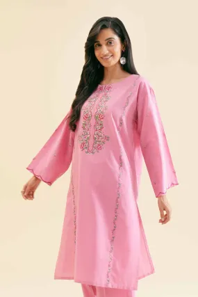 2 Piece - Embroidered Suit - PS24-107