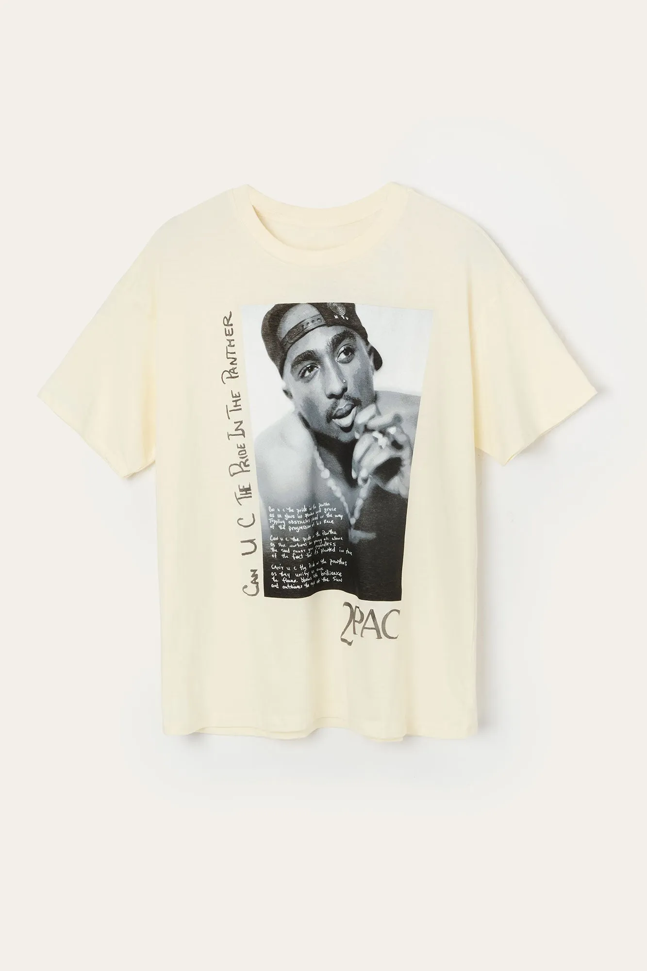 2Pac Graphic Boyfriend T-Shirt