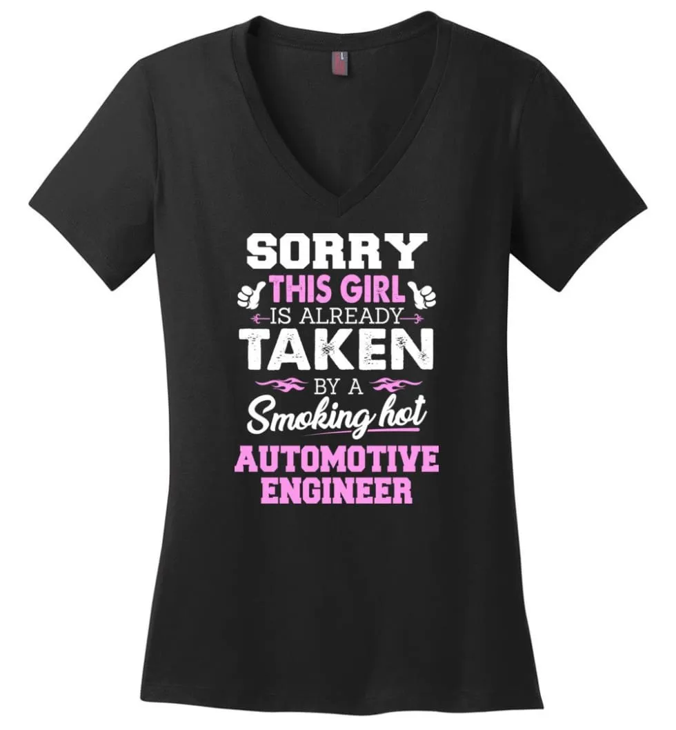 Accountant Shirt Cool Gift for Girlfriend, Wife or Lover Ladies V-Neck