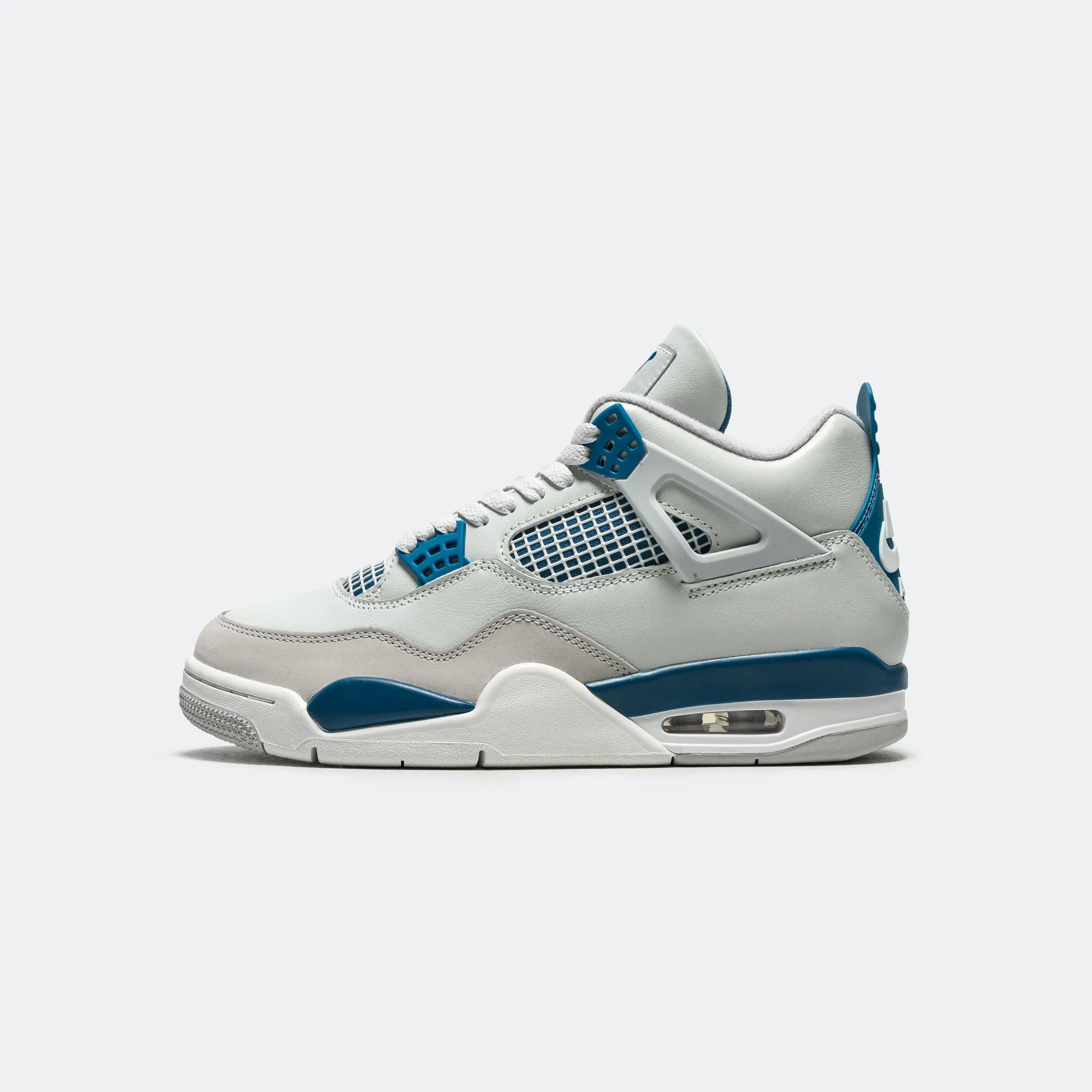 Air Jordan 4 - Off White/Military Blue-Neutral Grey