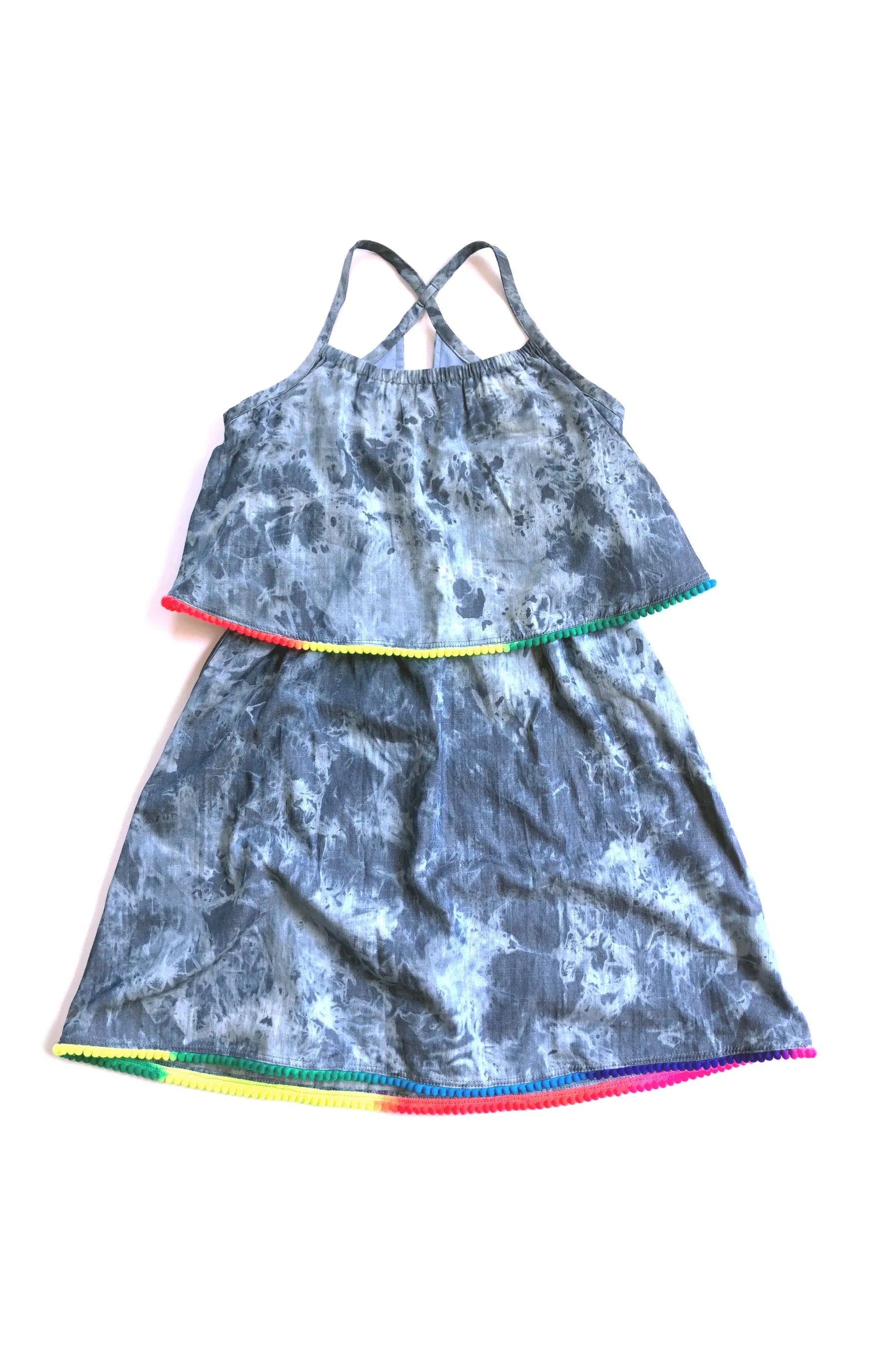 Appaman Lee Girls Dress - River Wash