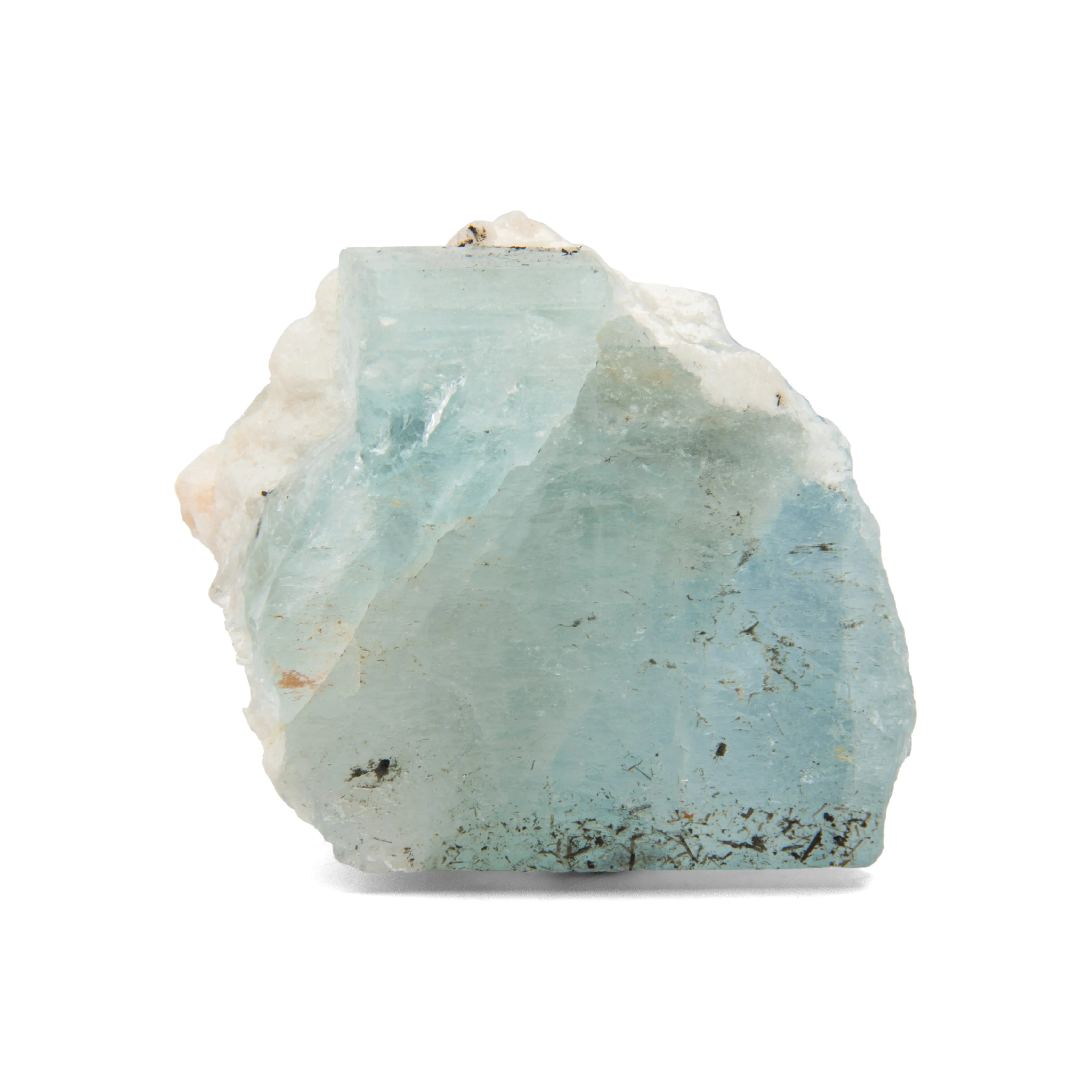 Aquamarine w/ Traces of Black Tourmaline