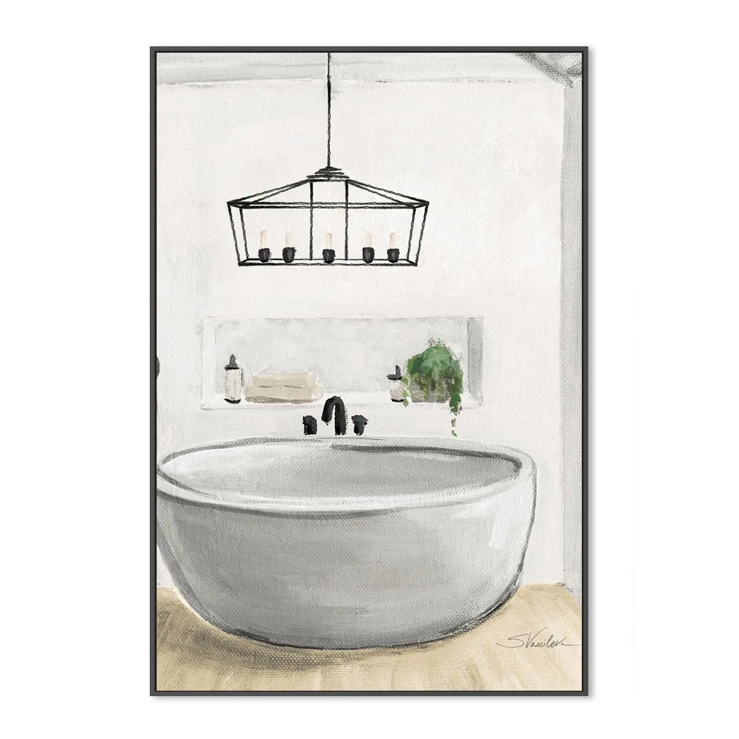 Attic Bathroom, Style B , By Silvia Vassileva