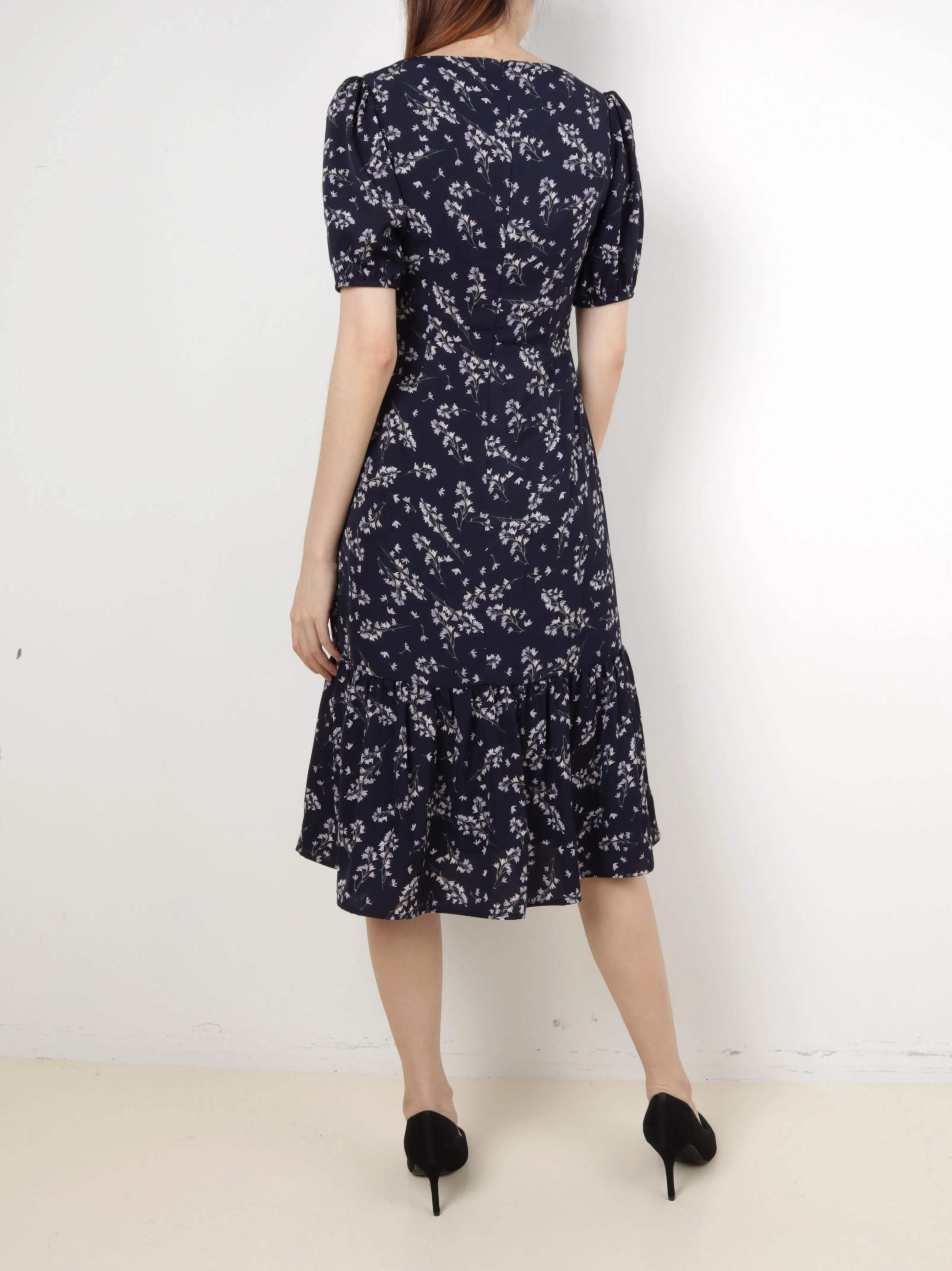 Ava Print Midi Dress