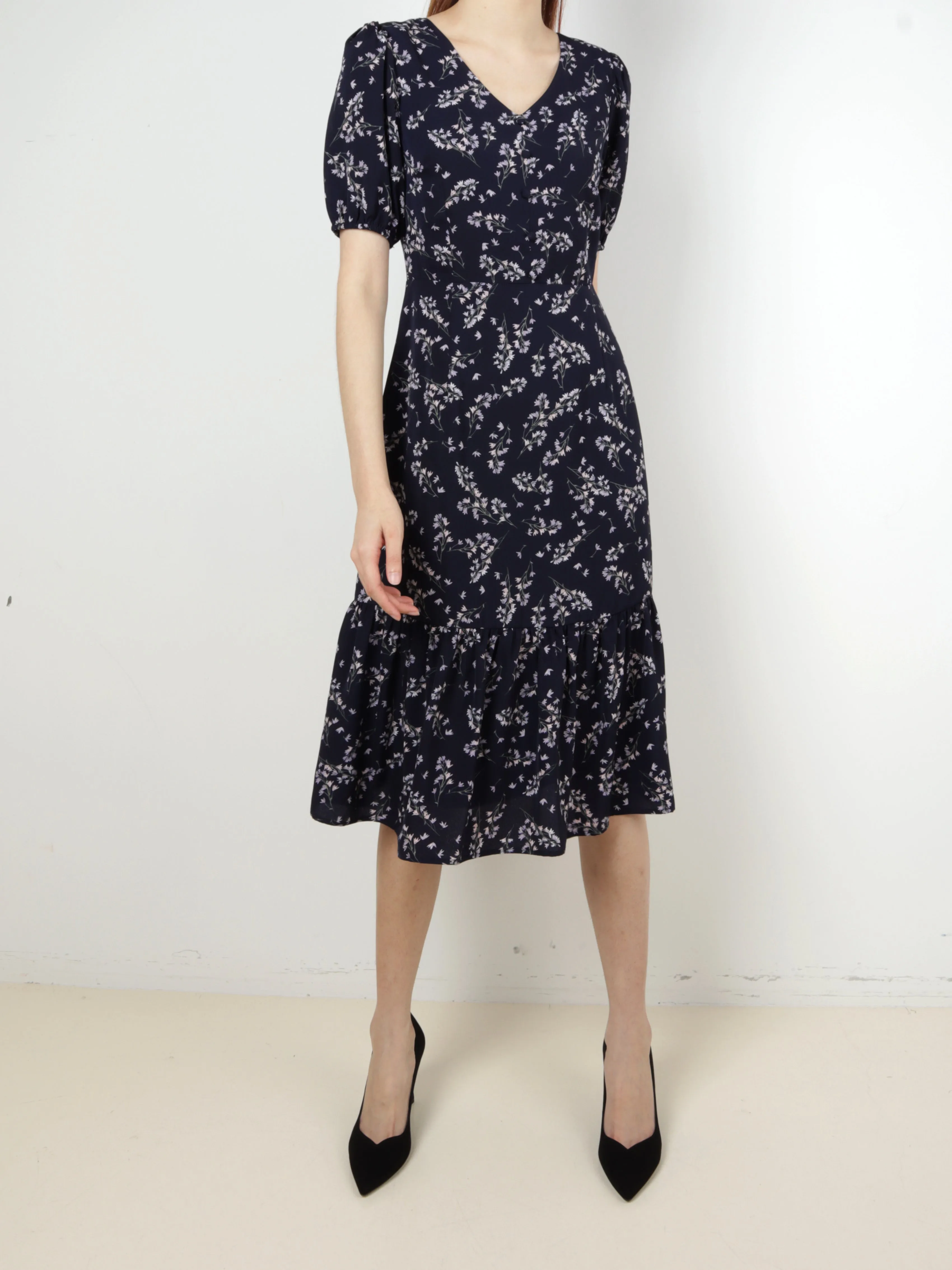 Ava Print Midi Dress