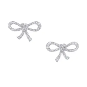 Bow Mini Diamond Stud Earring [pre order] - SE002