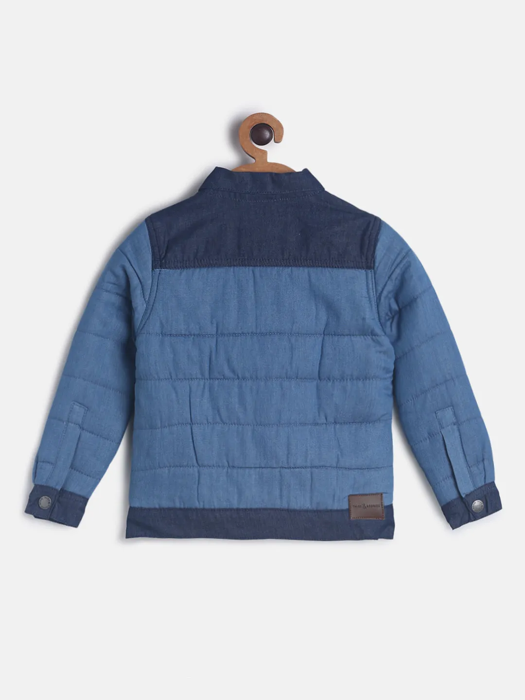 Boys Mid Blue Puffer Jacket