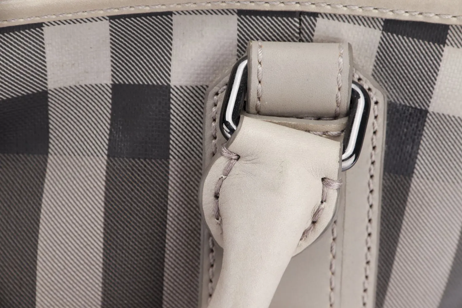 Burberry Smoked Check Trench Tote Bag