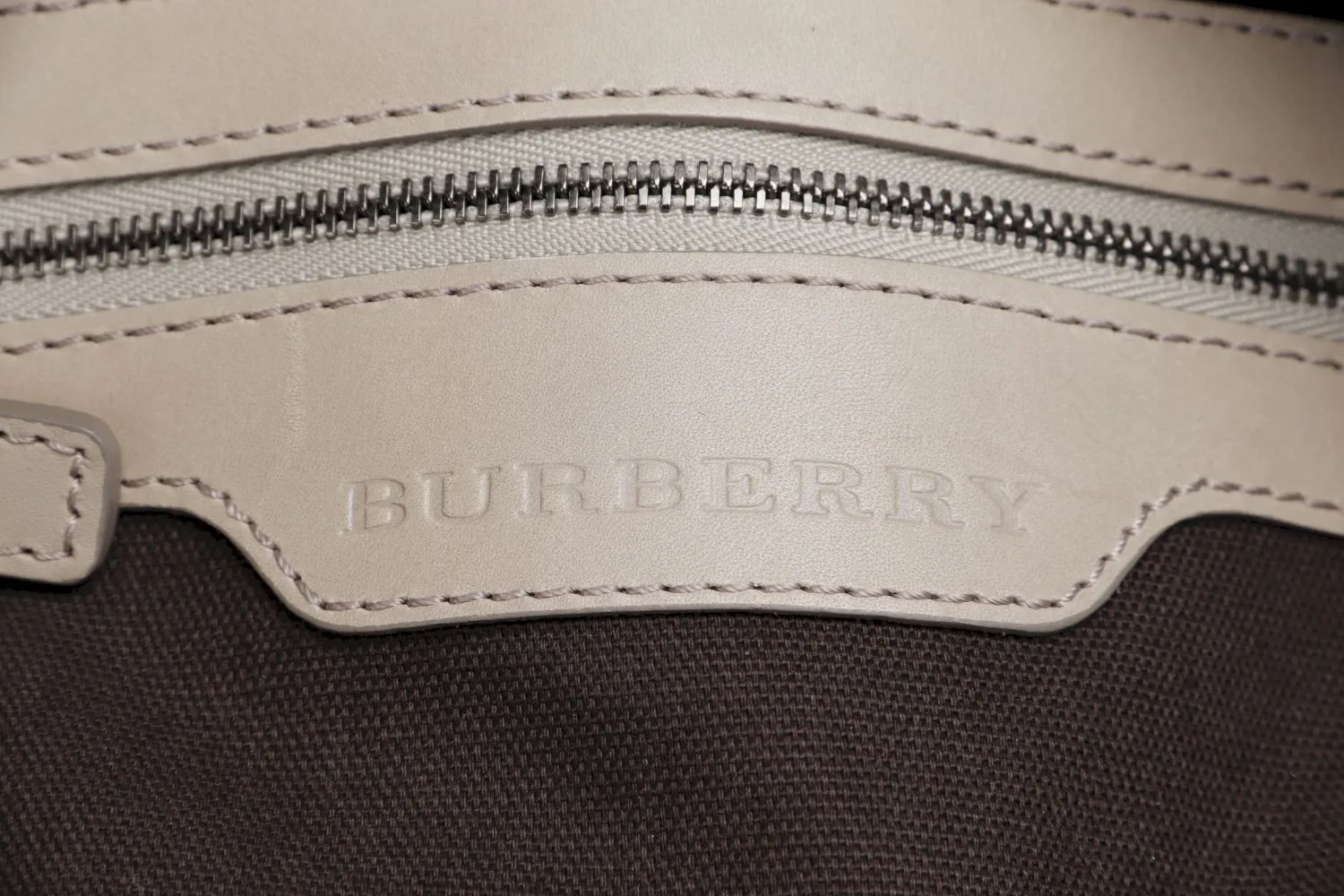 Burberry Smoked Check Trench Tote Bag