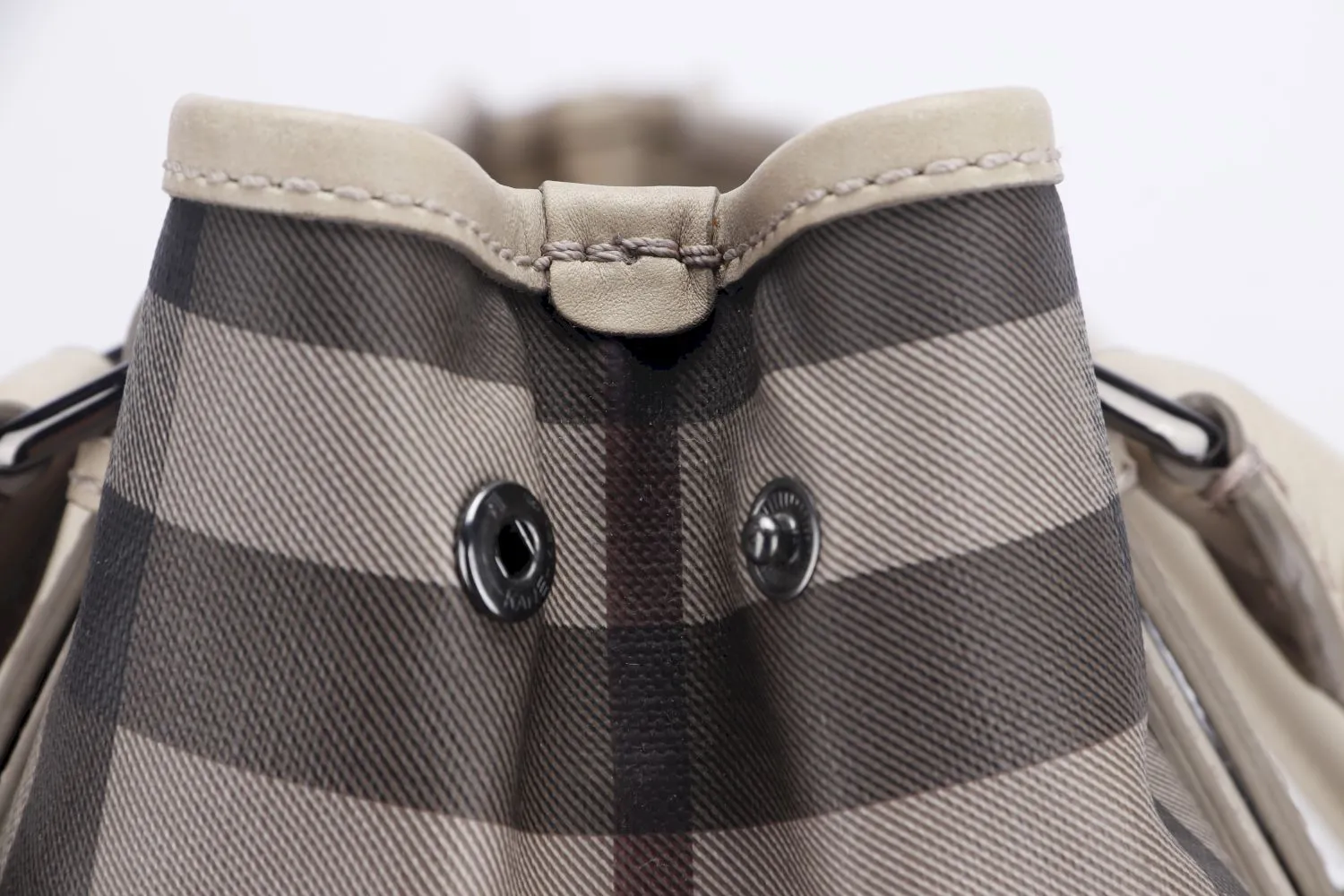 Burberry Smoked Check Trench Tote Bag