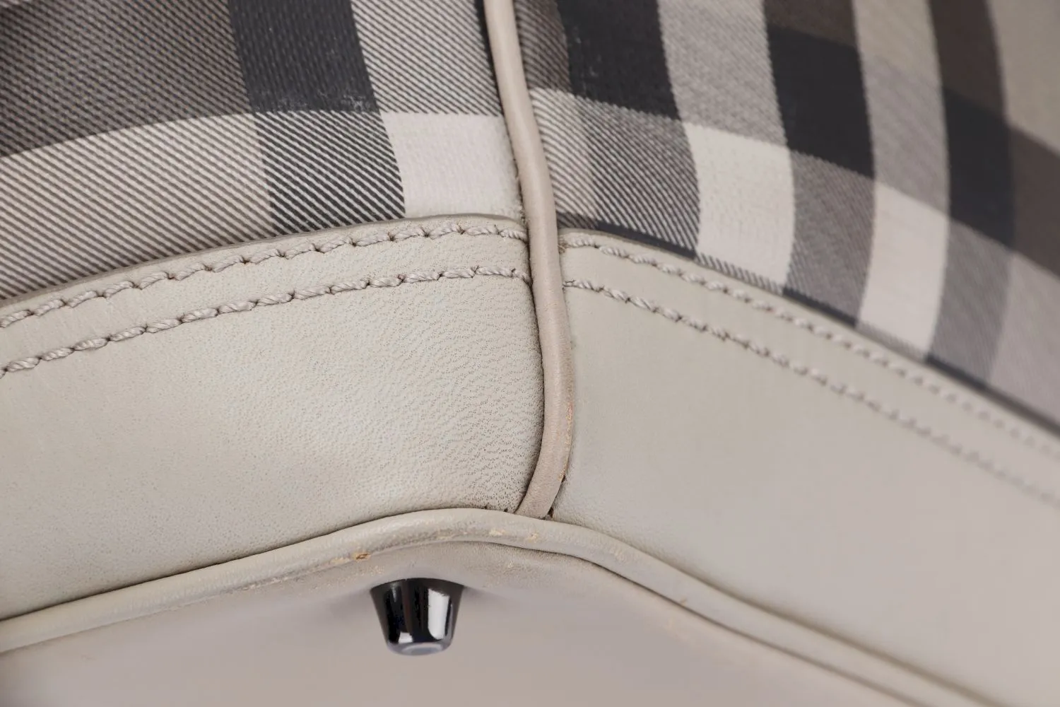 Burberry Smoked Check Trench Tote Bag