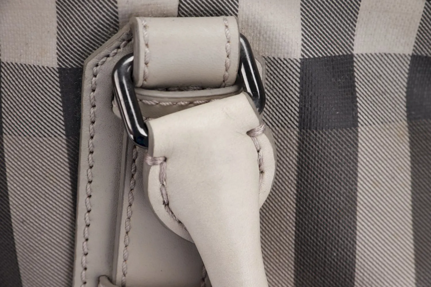 Burberry Smoked Check Trench Tote Bag