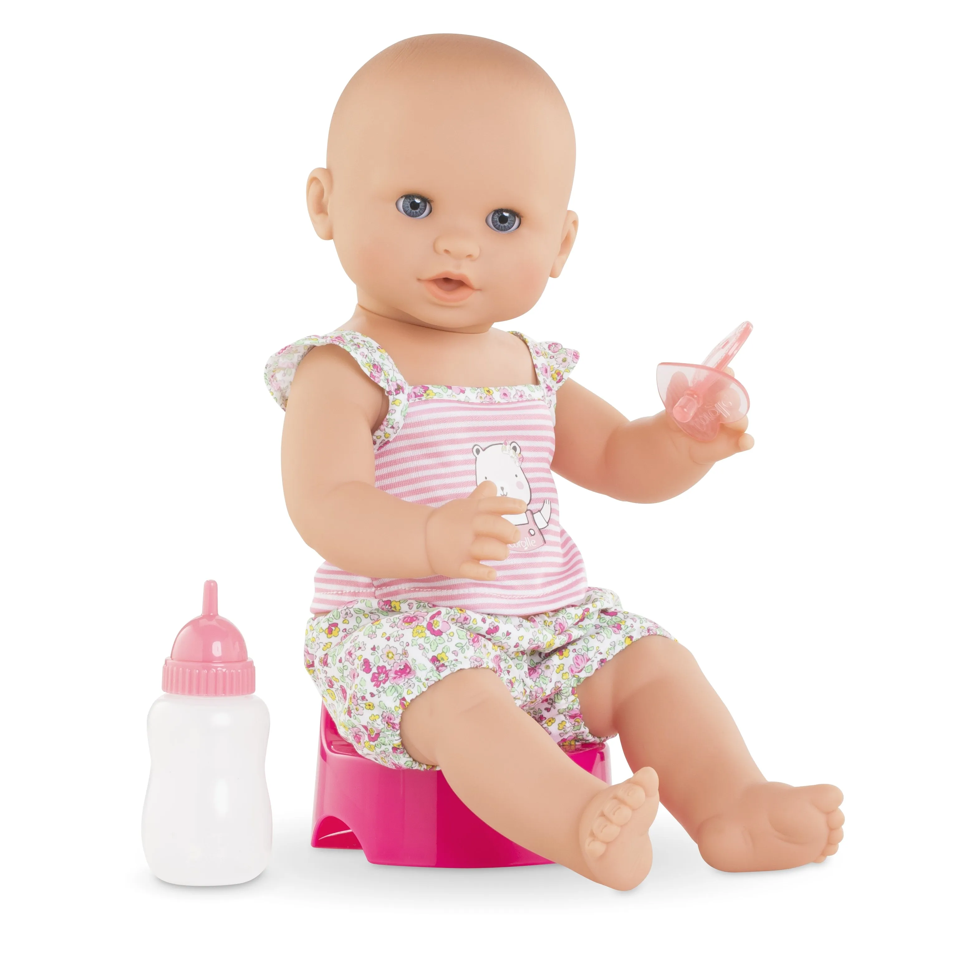 Corolle Drink-and-Wet Bath Baby 14 Doll - Emma