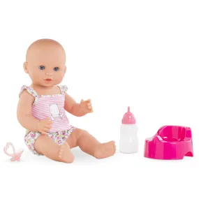 Corolle Drink-and-Wet Bath Baby 14 Doll - Emma