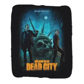 Dead City Key Art Sherpa Blanket