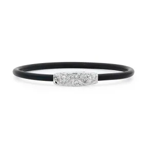 Diamond Neoprene Bangle