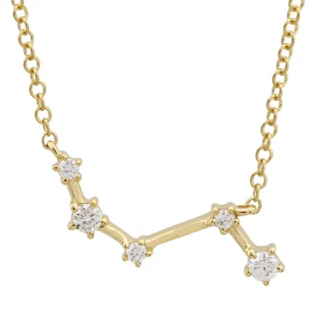 Diamond Zodiac Constellation Necklace