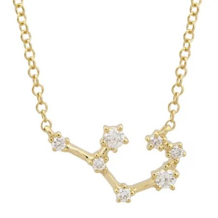 Diamond Zodiac Constellation Necklace