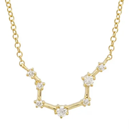 Diamond Zodiac Constellation Necklace