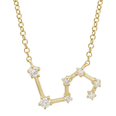 Diamond Zodiac Constellation Necklace