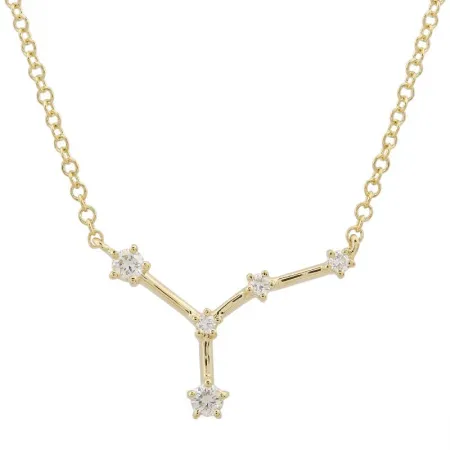 Diamond Zodiac Constellation Necklace