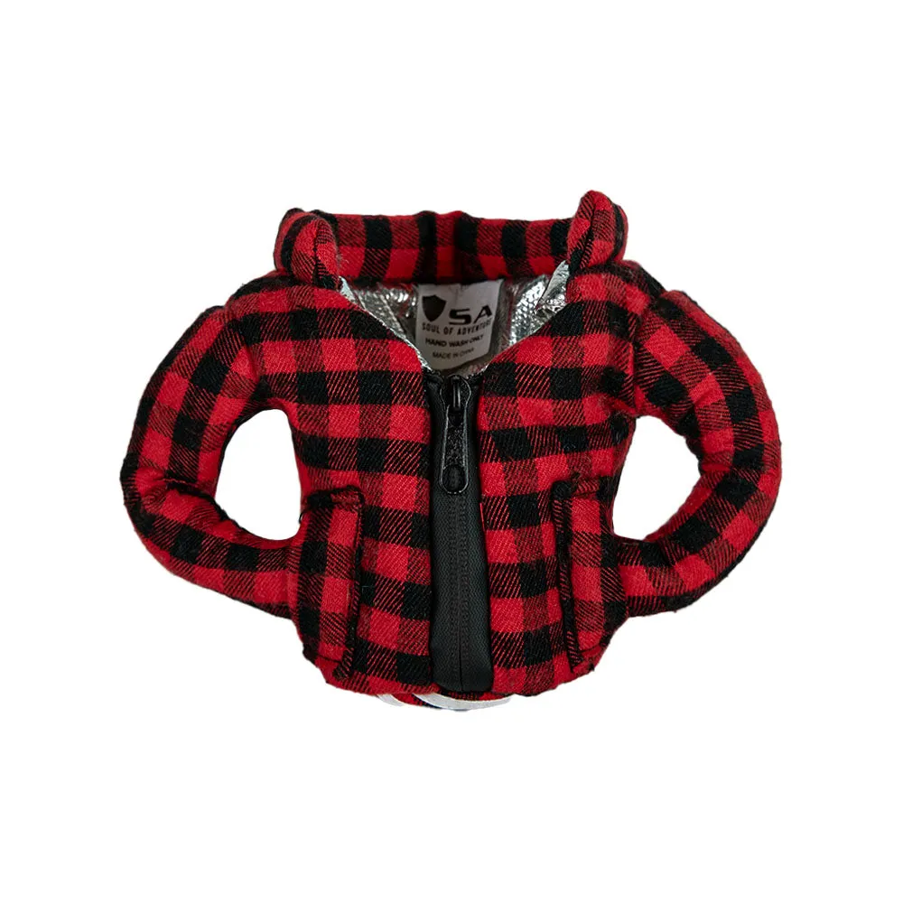 Drink Holder | Flannel | Red