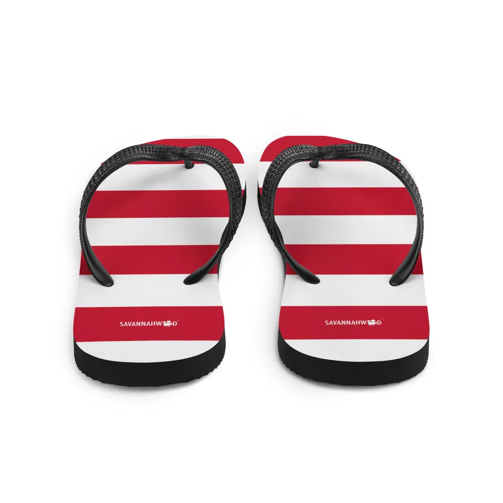 Flip-Flops Women's Red and White