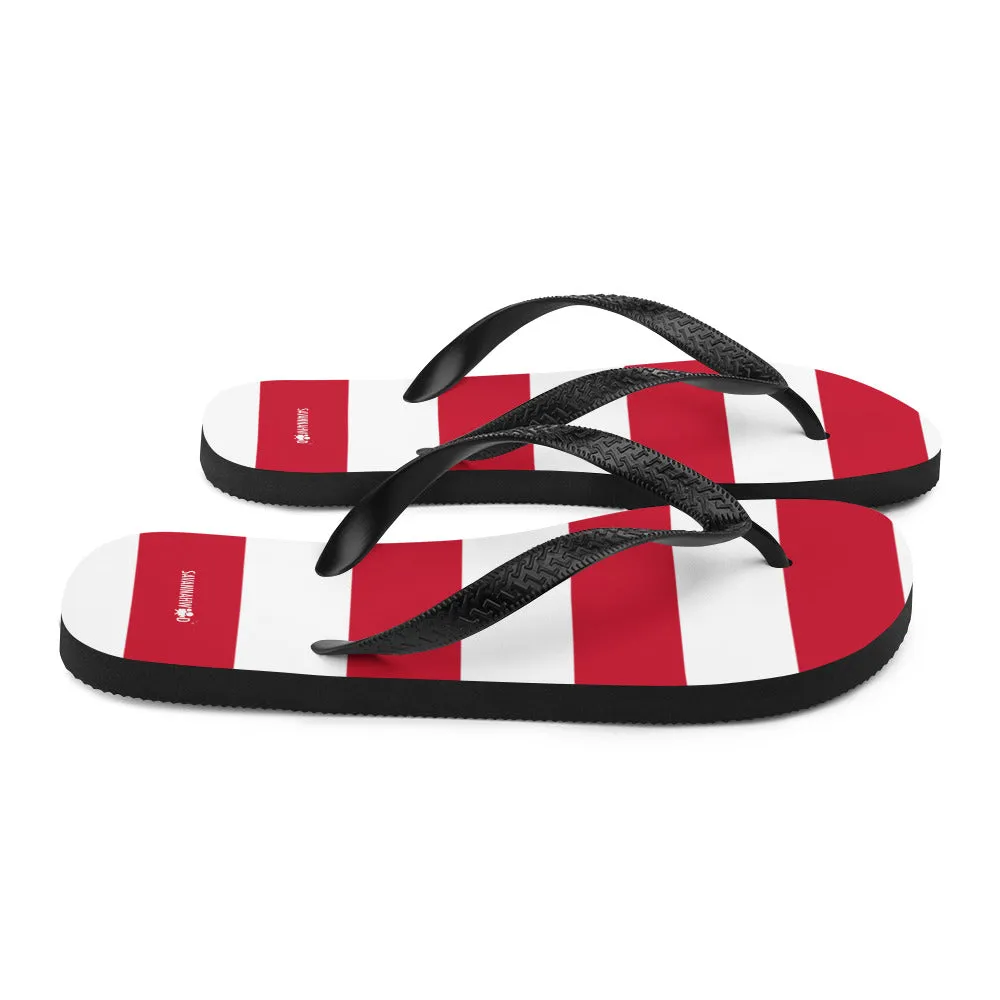 Flip-Flops Women's Red and White