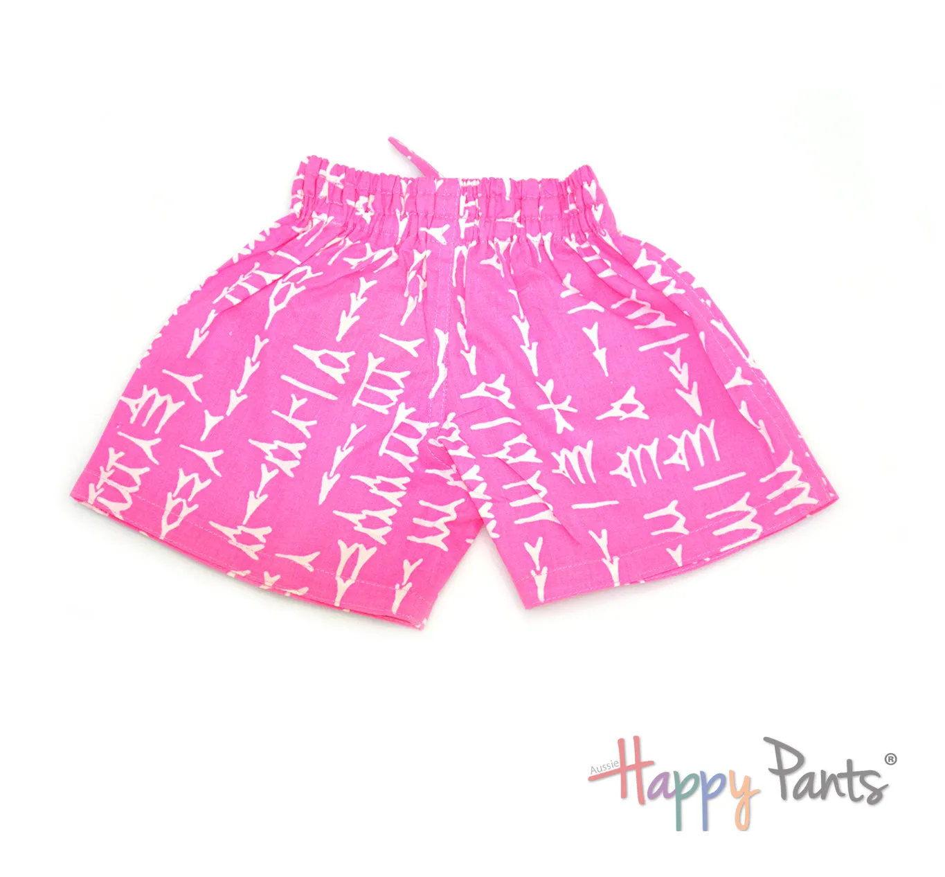 Funky Tracks Pink Shorts for Girls