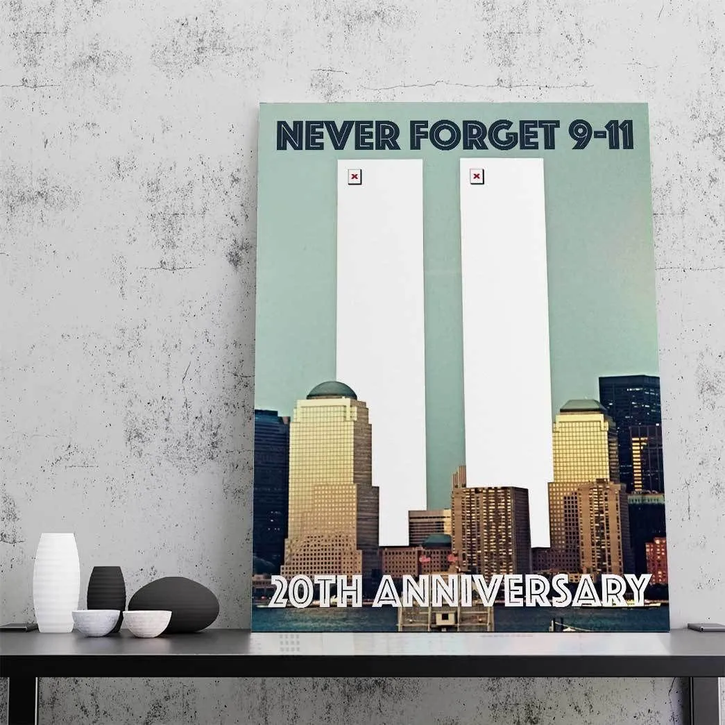 Gearhuman 3D Missing Twin Towers Canvas