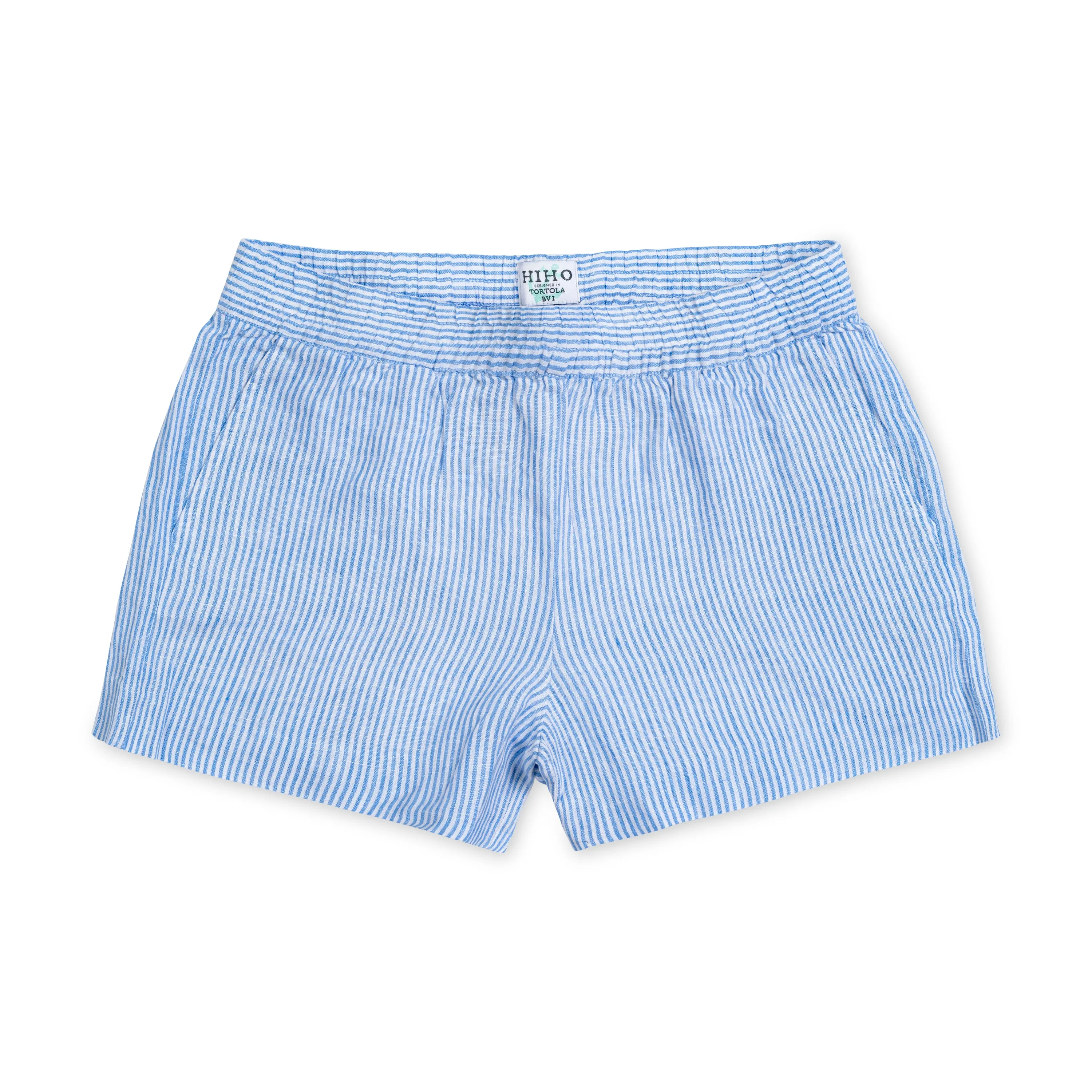 Ginger Short - Blue Stripe