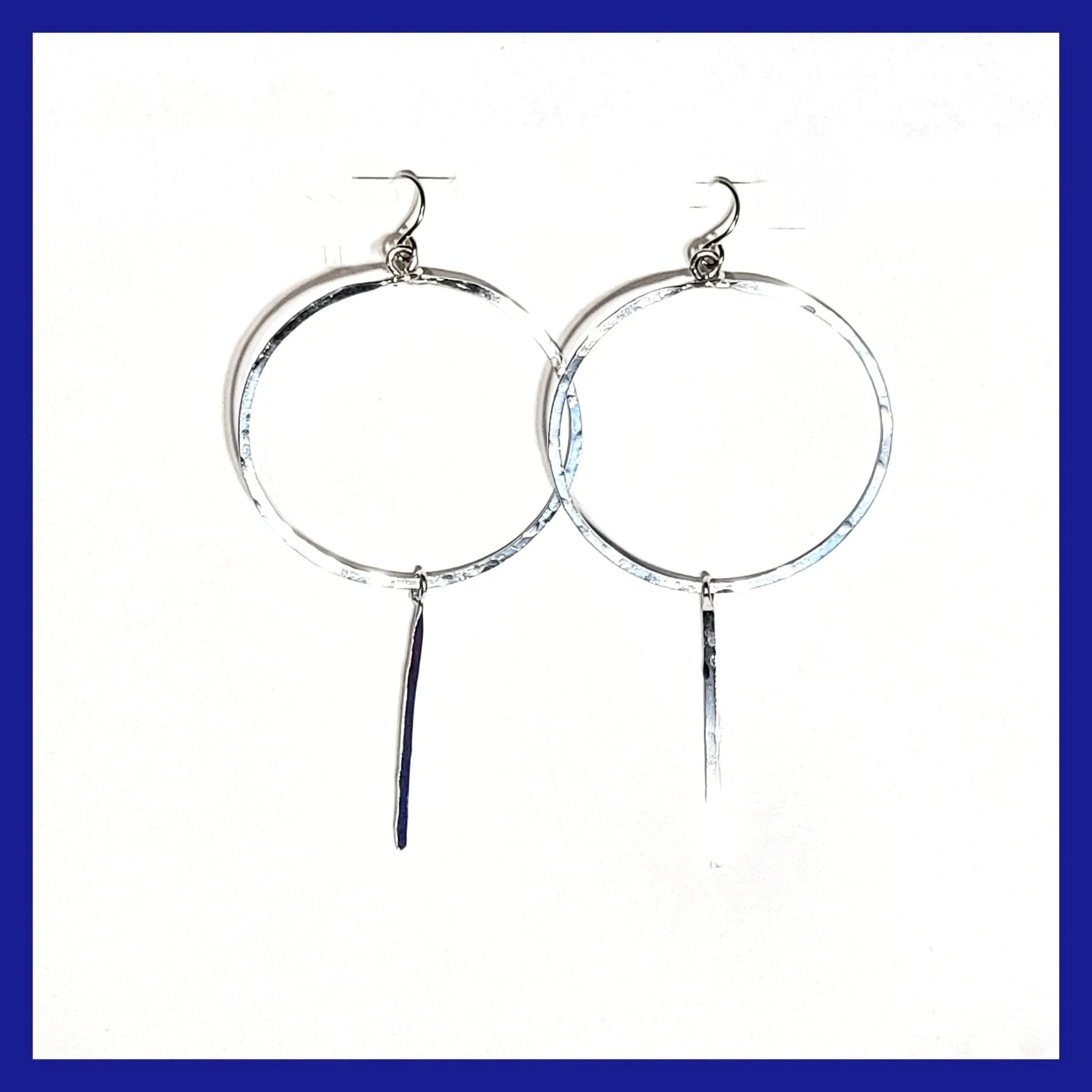 Hammered Circle Earrings