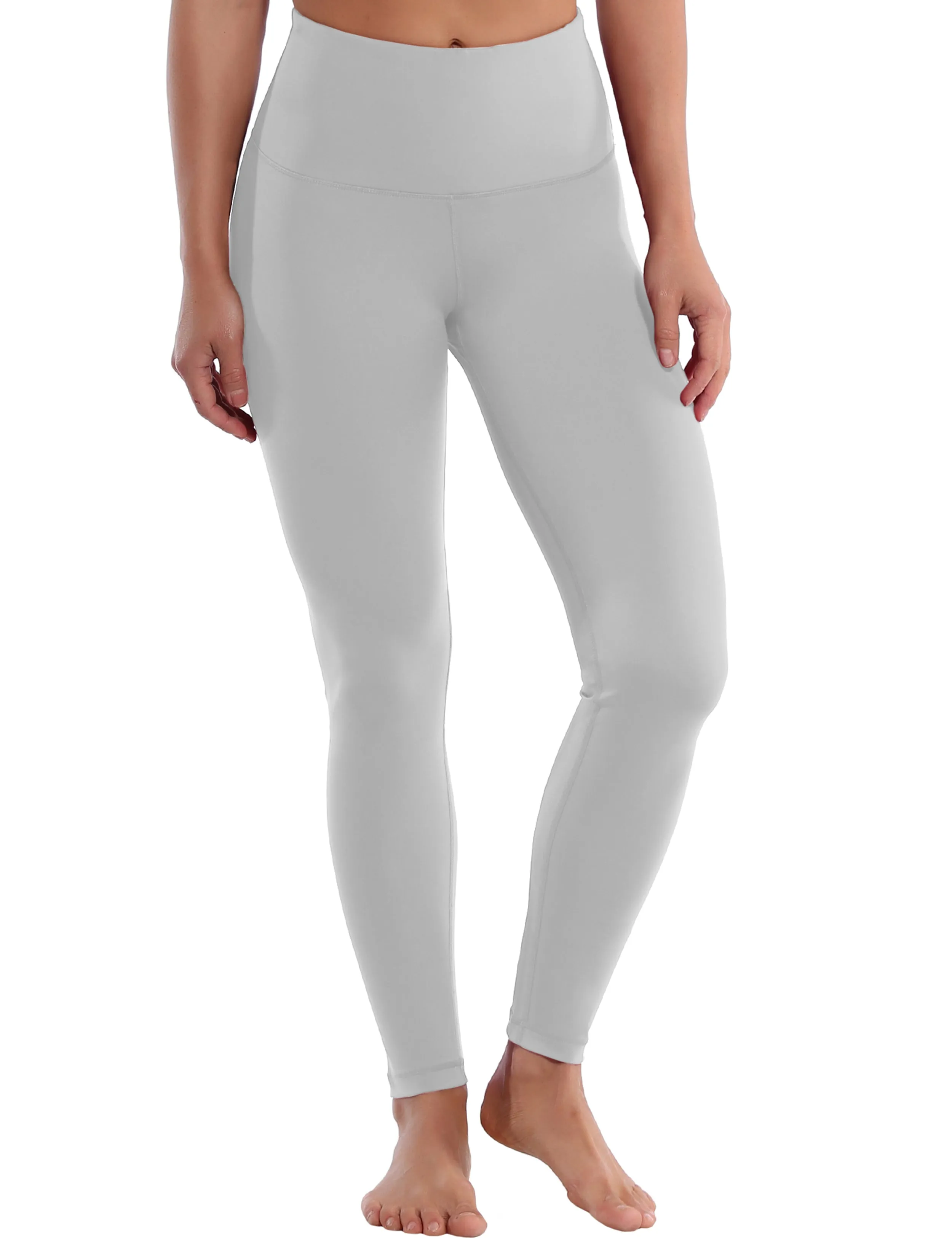 High Waist yogastudio Pants lightgray_yogastudio