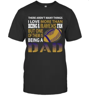 I Love More Than Being A Los Angeles Rams Fan Being A Dad Football T-Shirt