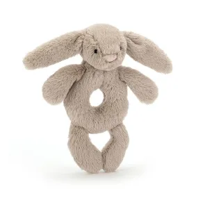 Jellycat Bashful Beige Bunny Ring Rattle