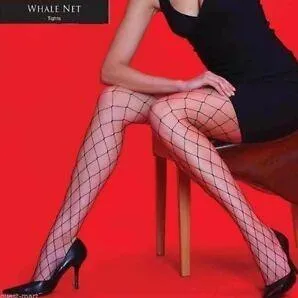 Legwear International Scarlet Whale Net Tights