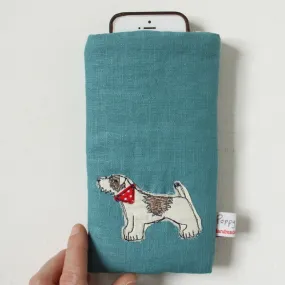 little dog - phone/glasses case