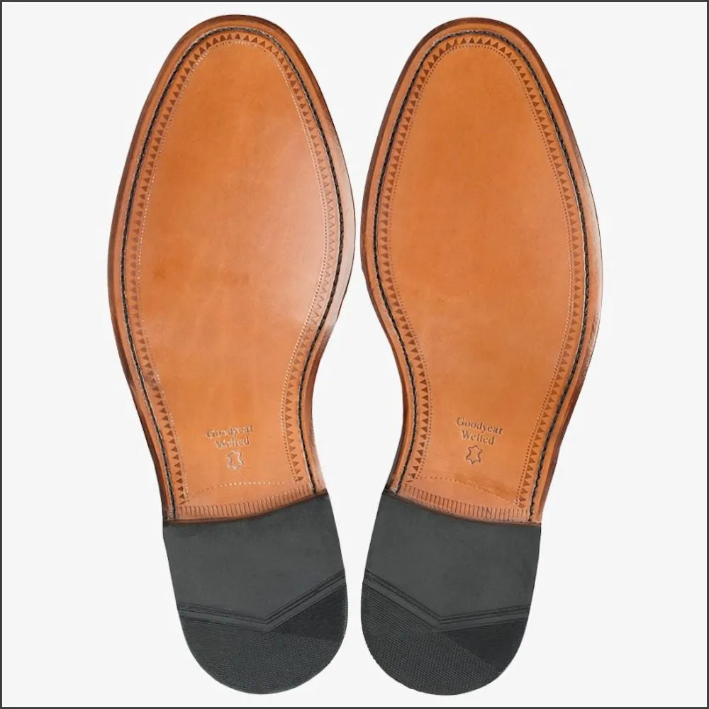 Loake Chester Tan Brogue Leather Sole*