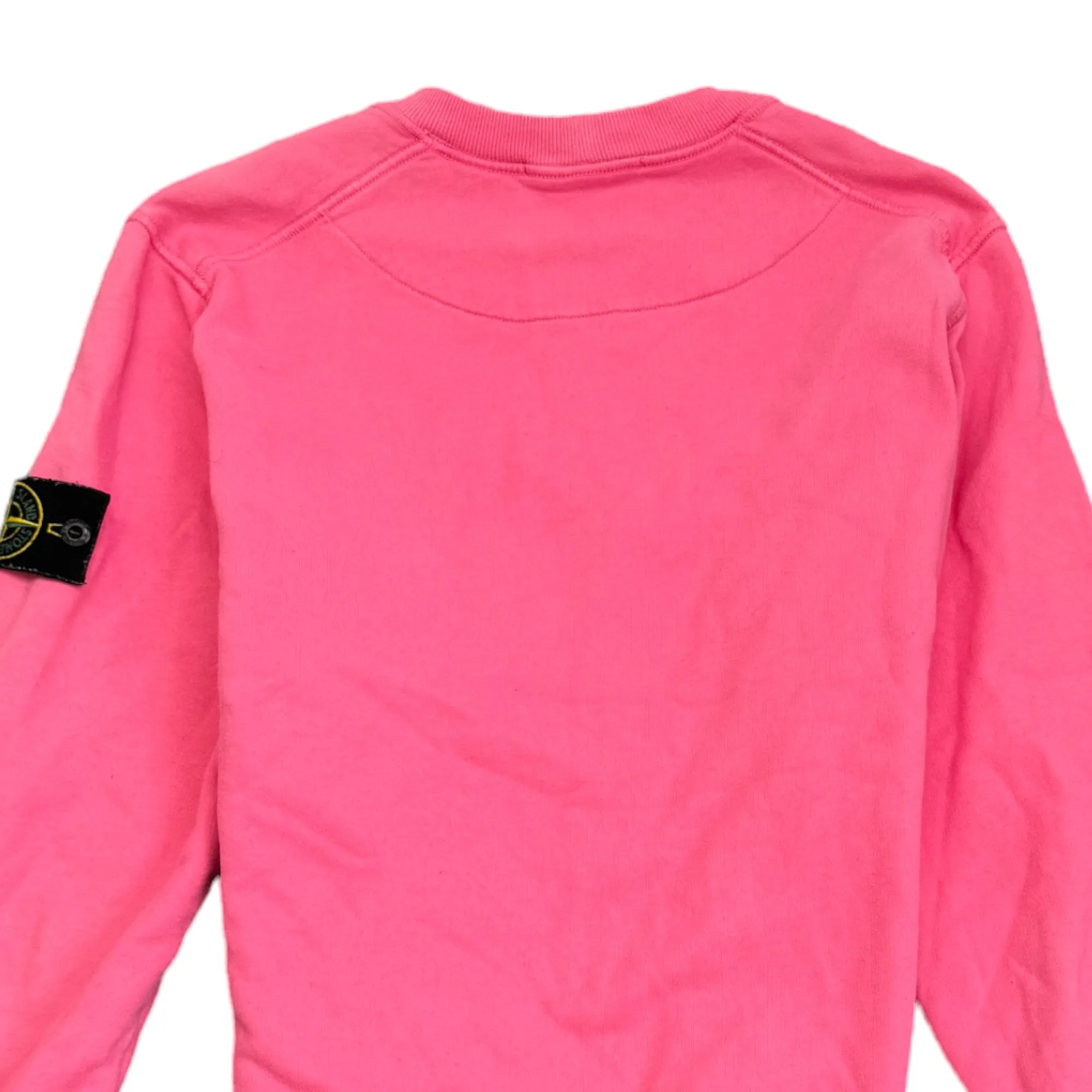 Men's Applique Logo Sweatshirt Pink Size S