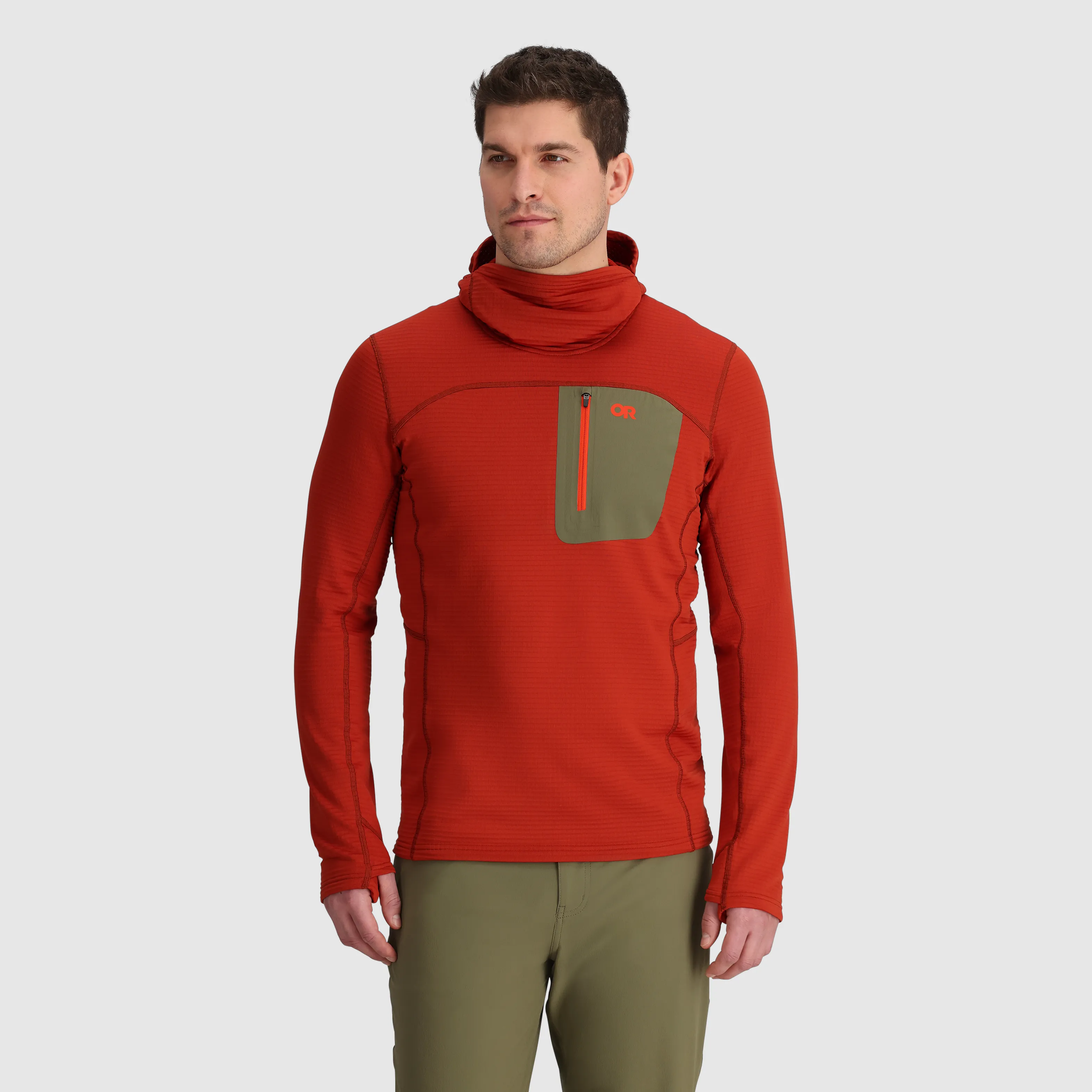 Men's Vigor Grid Fleece Pullover Hoodie