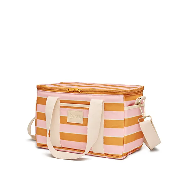 Midi Base Cooler - Soft Pink / Mustard Stripe