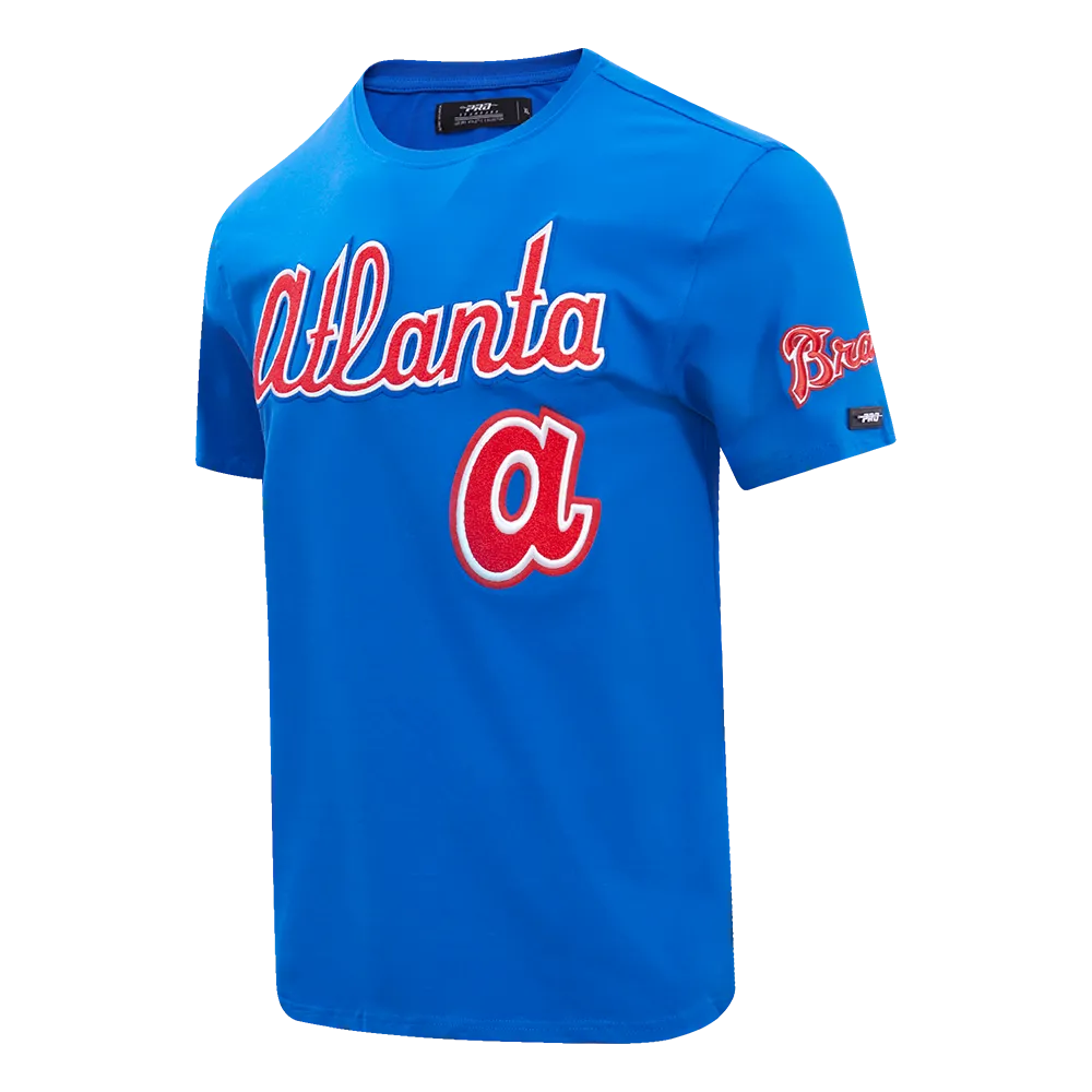 MLB ATLANTA BRAVES STACKED (ROYAL BLUE)