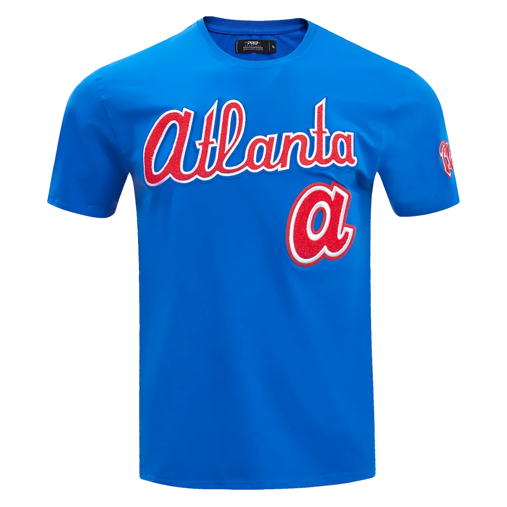 MLB ATLANTA BRAVES STACKED (ROYAL BLUE)