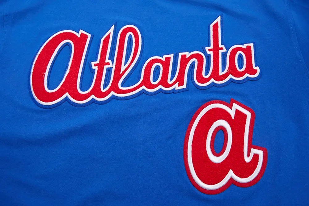 MLB ATLANTA BRAVES STACKED (ROYAL BLUE)