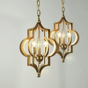 Moroccan Style Brass Pendant Light