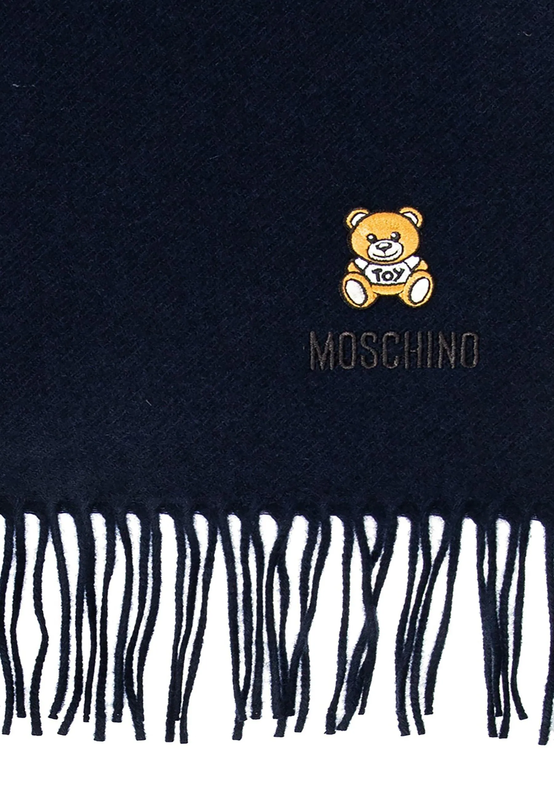 MOSSCHINO Sciarpa Logo Toy Dark Blue 50124-M5293