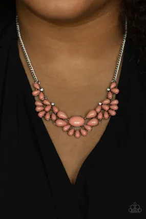 Paparazzi Accessories  - Secret Gardenista #L667 - Pink Necklace