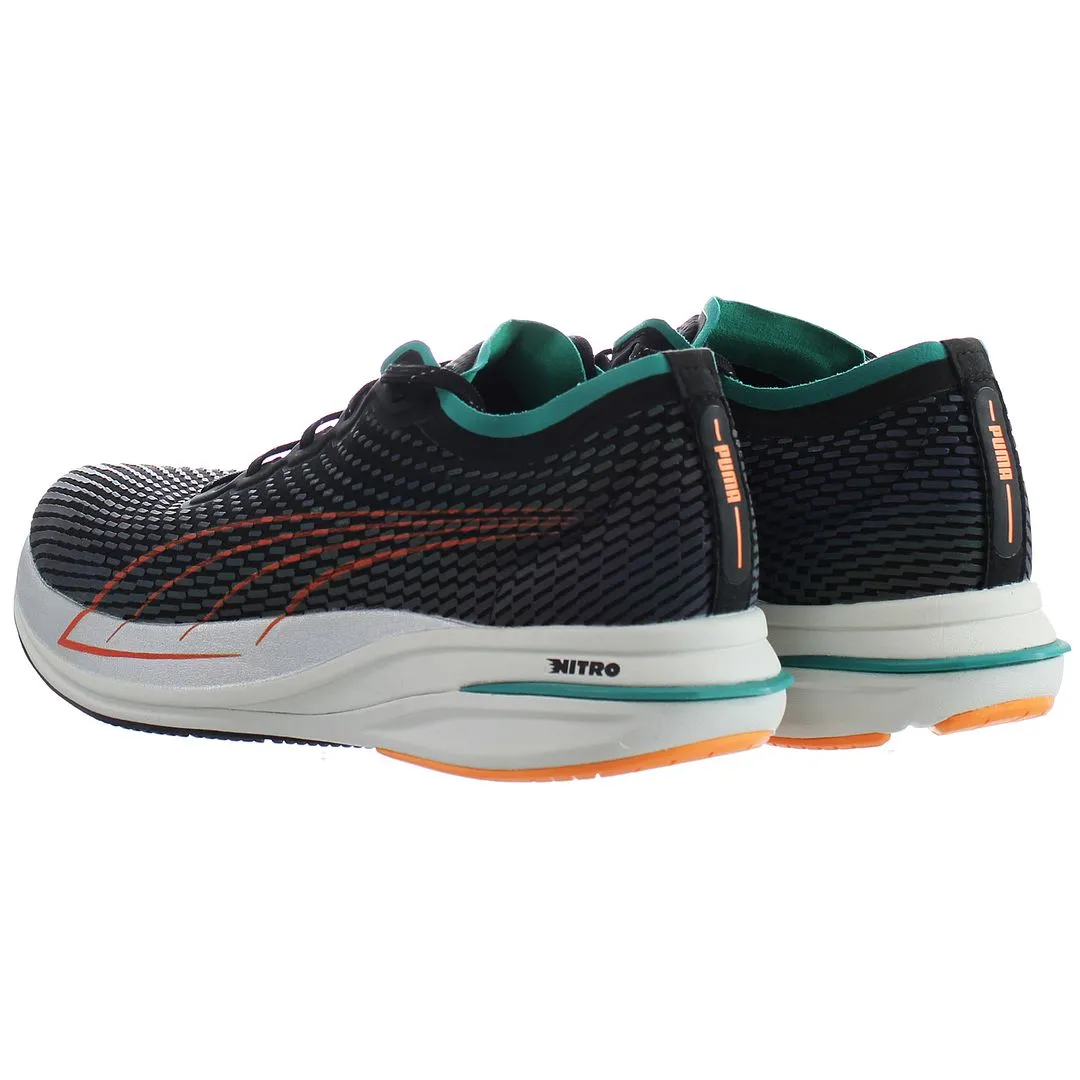 Puma Deviate Nitro WTR Black Mens Running Trainers