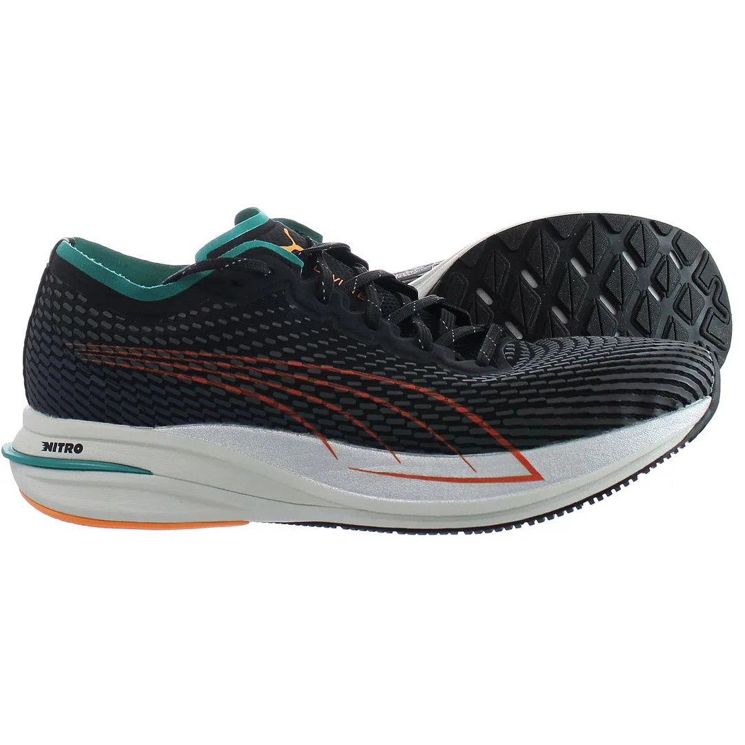 Puma Deviate Nitro WTR Black Mens Running Trainers